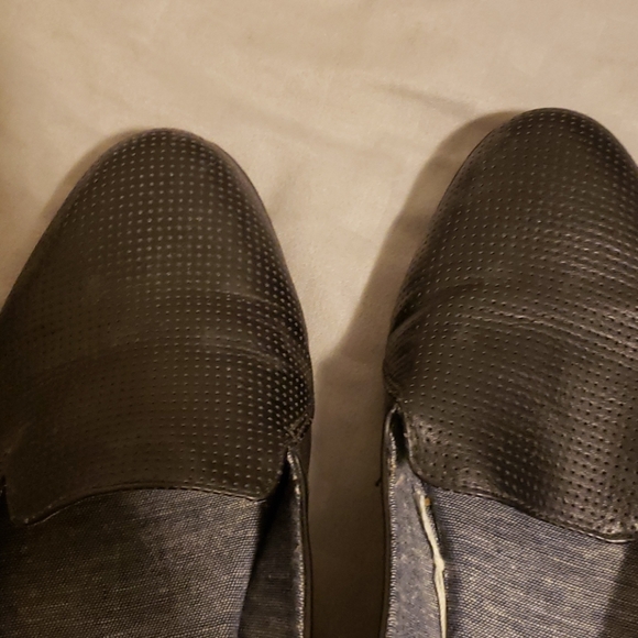 Dr.Scholls Black leather comfort foam flats sz 7 - Picture 4 of 5